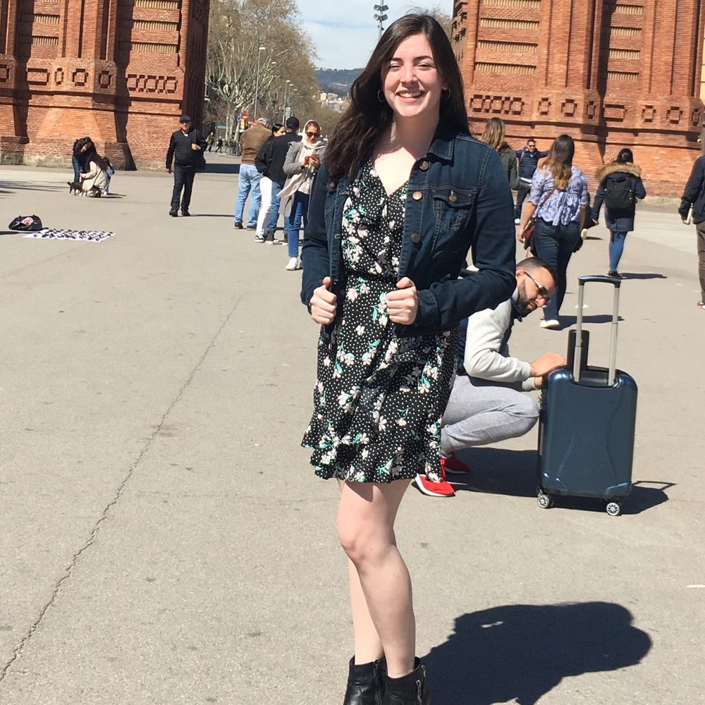 Flower pattern dress bought in ireland